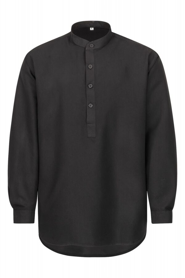 Camisa Buster estilo trabajador 1920  Negro