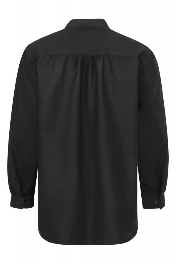 Camisa Buster estilo trabajador 1920  Negro - Imagen 3