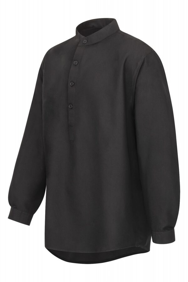 Camisa Buster estilo trabajador 1920  Negro - Imagen 2