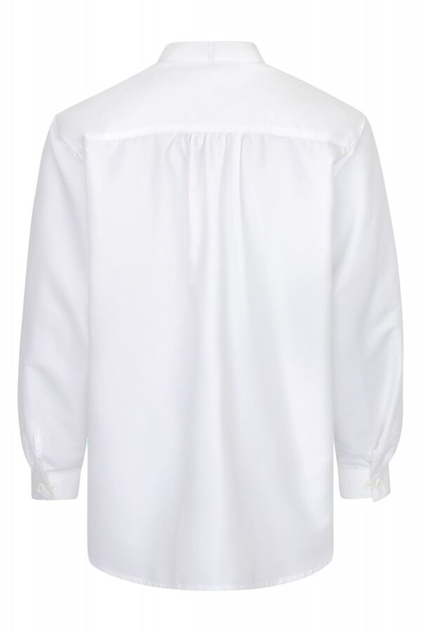 Camisa Buster estilo trabajador 1920  Blanco - Imagen 3