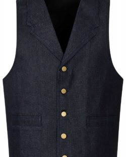 Chaleco Harold estilo trabajador 1920  Azul