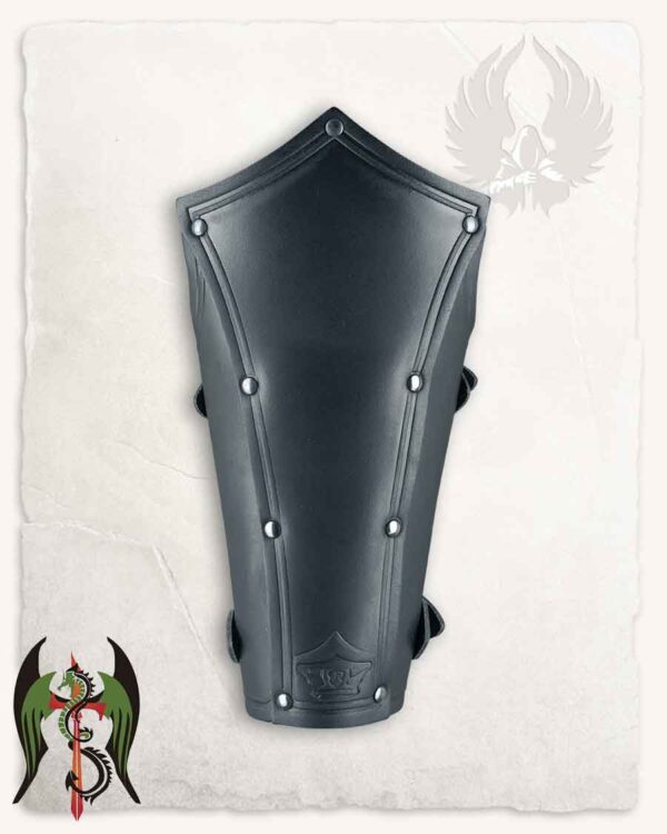 Brazales de cuero Kendra 2ND ED.  Negro