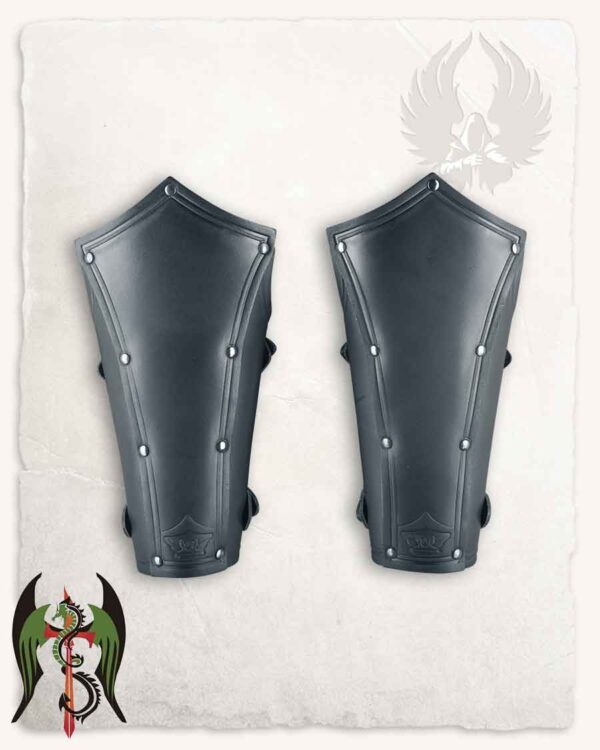 Brazales de cuero Kendra 2ND ED.  Negro - Imagen 2