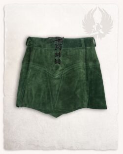 Falda de serraje Nuala - Verde