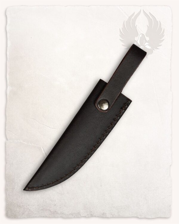 Funda de cuero marrón para cuchillo Ram - Imagen 2