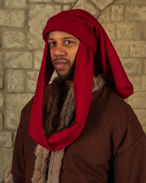 Chaperón Rafael de lana - Burdeos