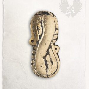 Adorno de latón para cinturón Sea Snakes