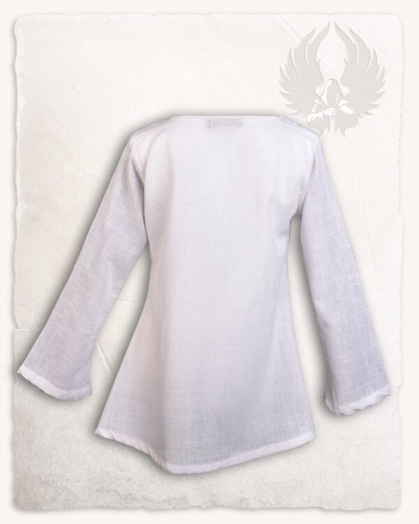 Blusa de lino Valerie  Blanco - Imagen 3