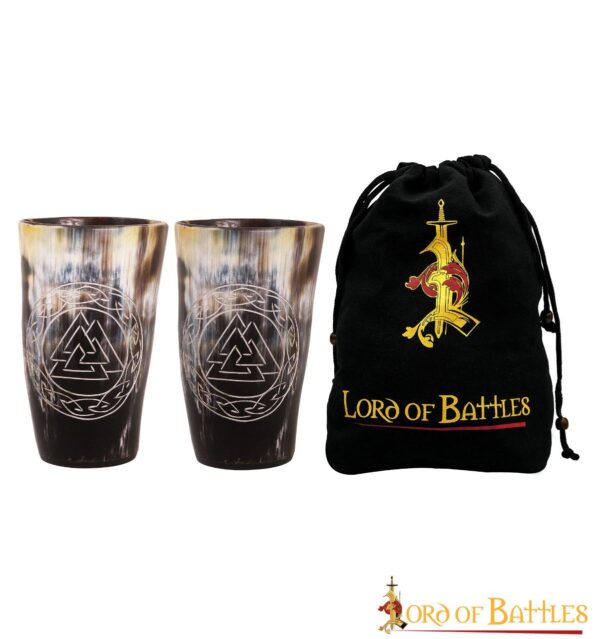 Juego de 2 vasos Valknut
