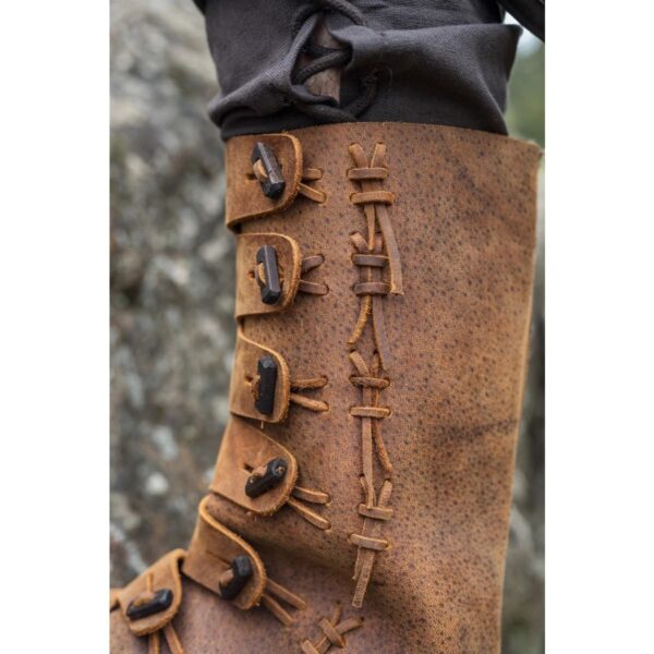 Botas vikingas «Odin» Marrón - Imagen 2