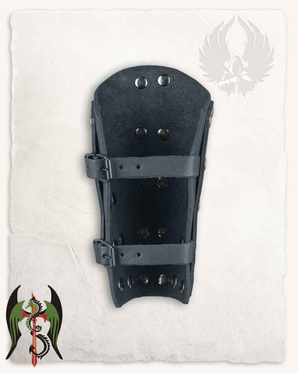 Brazales de cuero Erend  Negro - Imagen 5