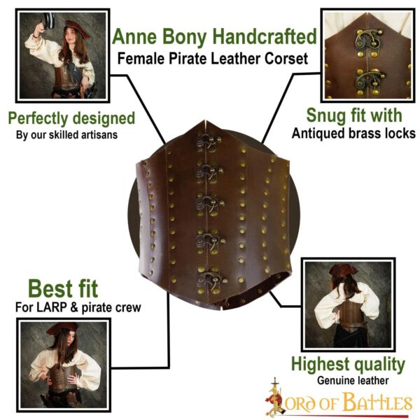 Corsé de cuero Anne Bony - Imagen 4