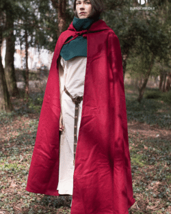 Capa con capucha Hibernus - Rojo