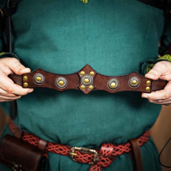 Tiara de cuero auténtico Fantasía Principesca - Imagen 5