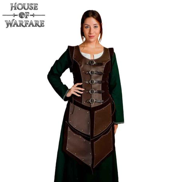 Chaqueta de piel auténtica The Adventuring Archer