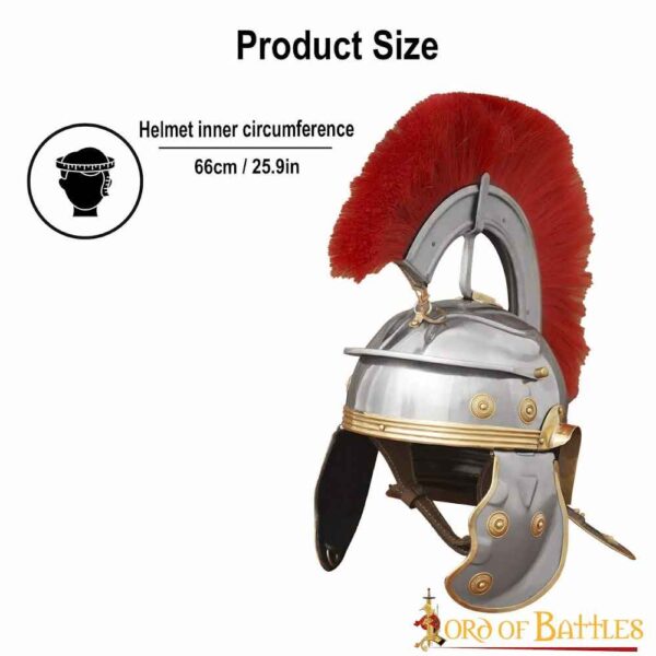 Casco de acero de Legionario Romano - Imagen 4