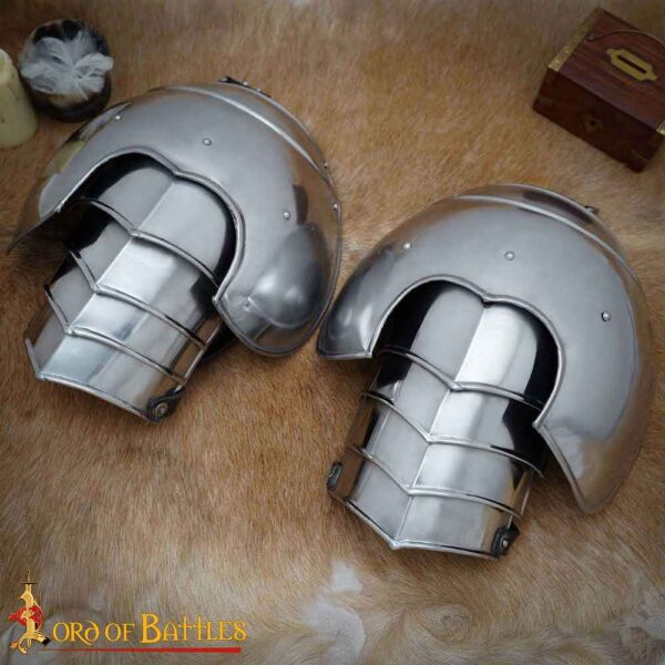 Hombreras Mittelalterliche Fantasy-Stahl  Plata  Calibre 18