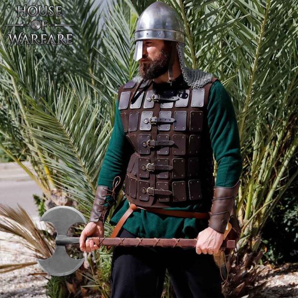Brigandine de cuero Vikings Warriors - Imagen 3