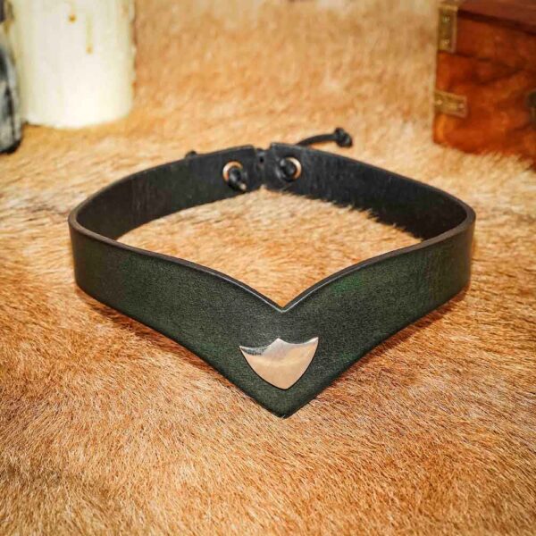 Diadema unisex de cuero Elfic Princely - Imagen 5