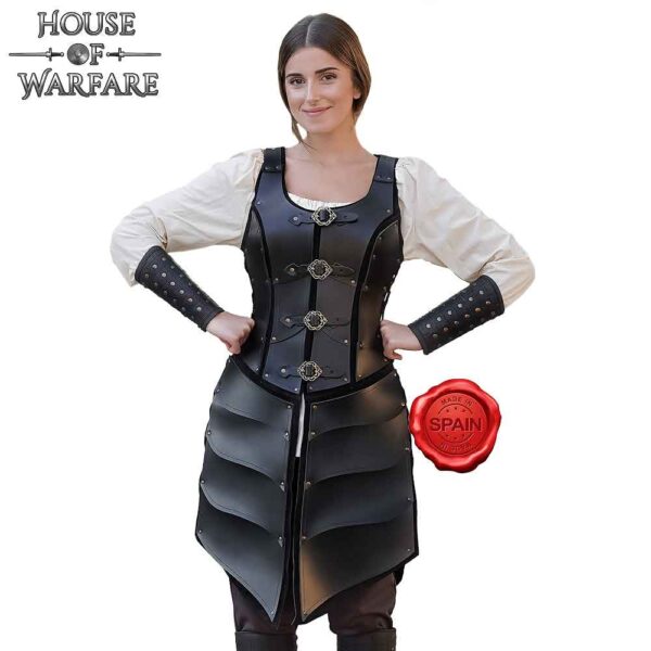 Chaqueta de piel Arquera Élfica