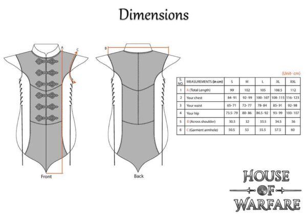 Chaqueta de piel Arquera Élfica - Imagen 2