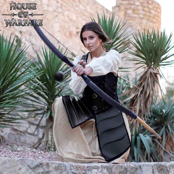 Chaqueta de piel Arquera Élfica - Imagen 3