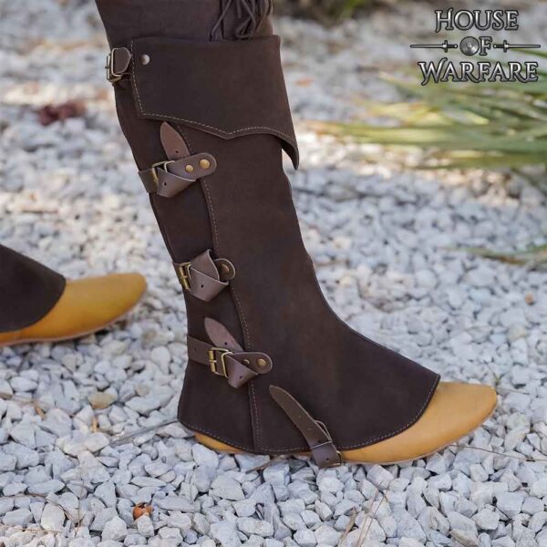 Cubrebotas de piel Medieval Fantasy