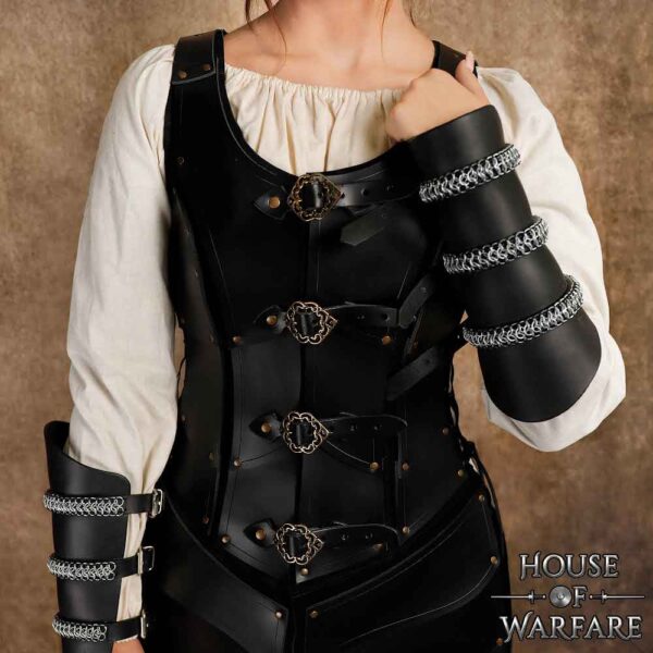 Chaqueta de piel Arquera Élfica - Imagen 5