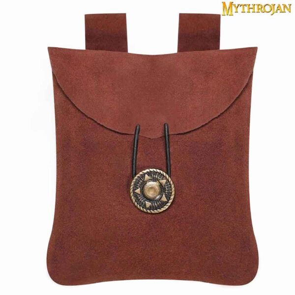 Bolso de ante Mythrojan  Pequeño  Marrón