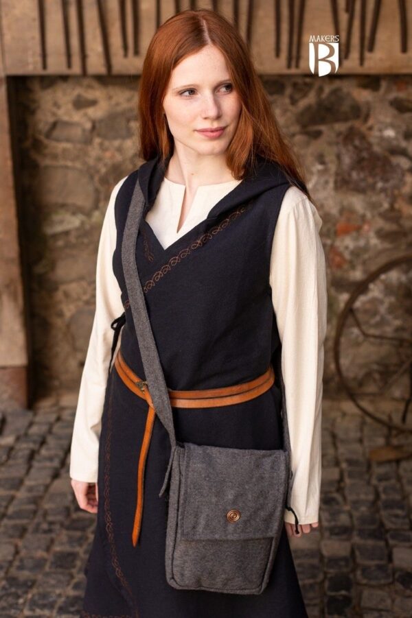 Bolso de lana Juna  Gris - Imagen 2