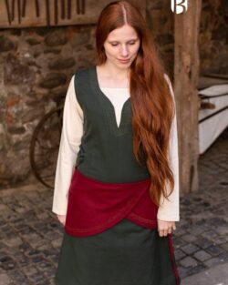 Cinturón cruzado de lana Ketra - Rojo
