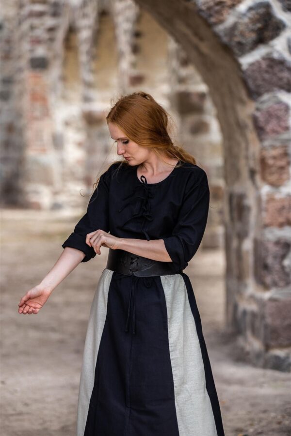 Blusa medieval «Tilda»  Negro - Imagen 5