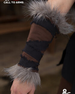 Dungeons & Dragons Barbarian Bracers Brown/Black
