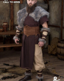 Dungeons & Dragons Barbarian Garment Set Brown/Hemp