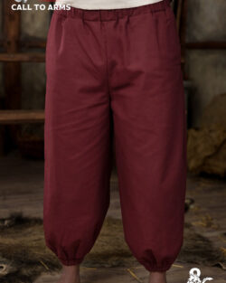 Monje de Dungeons & Dragons Pantalones Burdeos