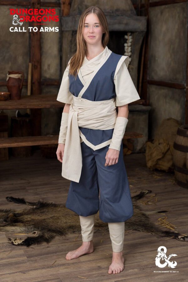 Dungeons & Dragons Monk Garment Set Woad Blue/Natural - Imagen 2