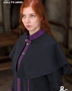 Dungeons & Dragons Warlock Cape Black/Purple