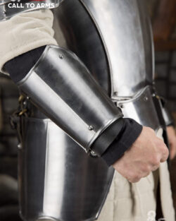 Dungeons & Dragons Steel Bracers polished