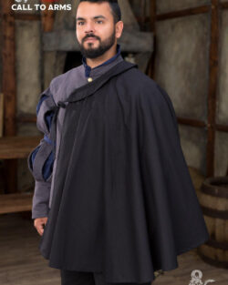 Dungeons & Dragons Bard Cape Black