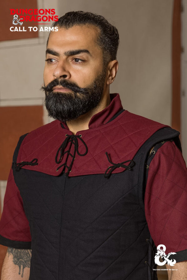 Dungeons & Dragons Fighter Gorget Bordeaux - Imagen 2