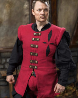 Warhammer Armoury Imperial Jerkin Type A Dark Red