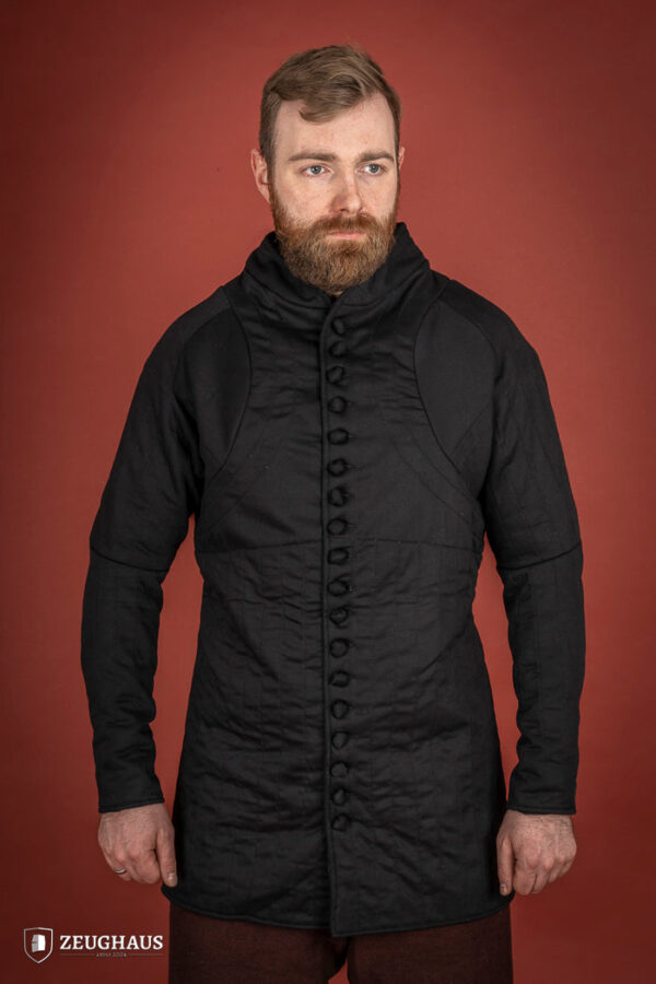 14th - 15th Century Gambesón 14th. - 15th. Cent. Gambeson Black Negro