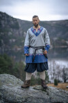 Viking Túnica Freydis Gris Unisex