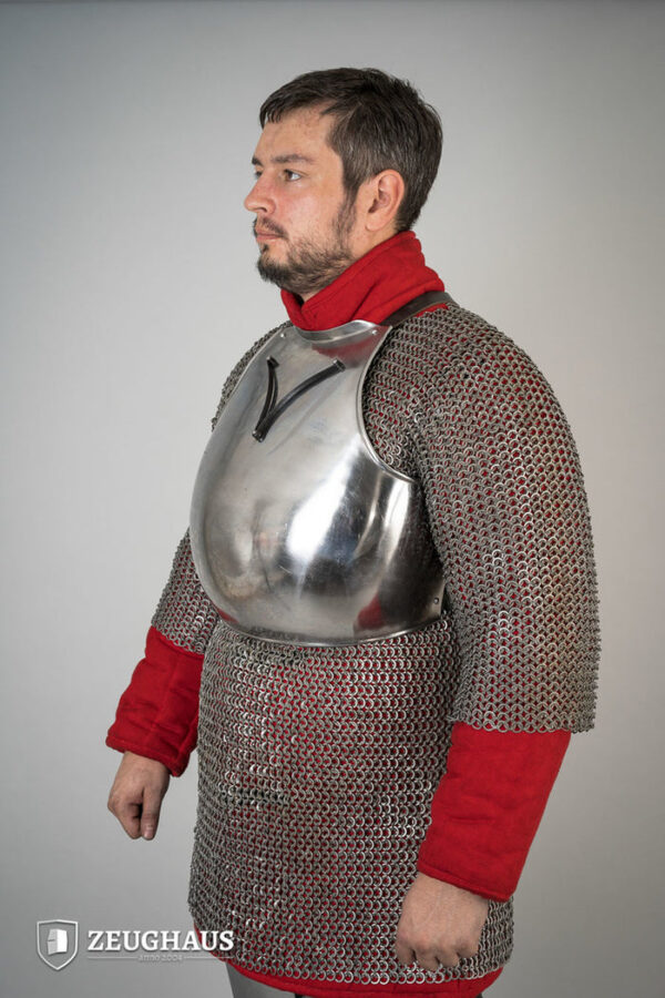 Breastplate 14th Cent. 1,6mm Polished - Imagen 2