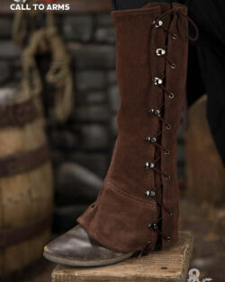Dungeons & Dragons Leather Gaiters Type 2 Brown