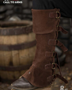 Dungeons & Dragons Leather Gaiters Type 4 Brown