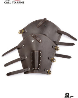 Dungeons & Dragons Rogue Leather Bracers Brown