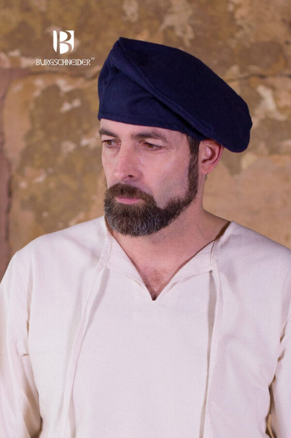 Boina de lana Harald azul - Imagen 2