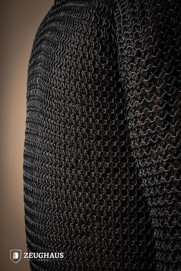 Chainmail Haubergeon Roundring 10mm Burnished - Imagen 2