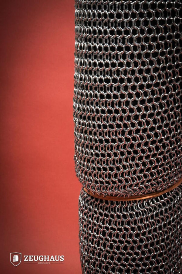Chainmail Chausses Roundring 10mm Galvanizado - Imagen 2